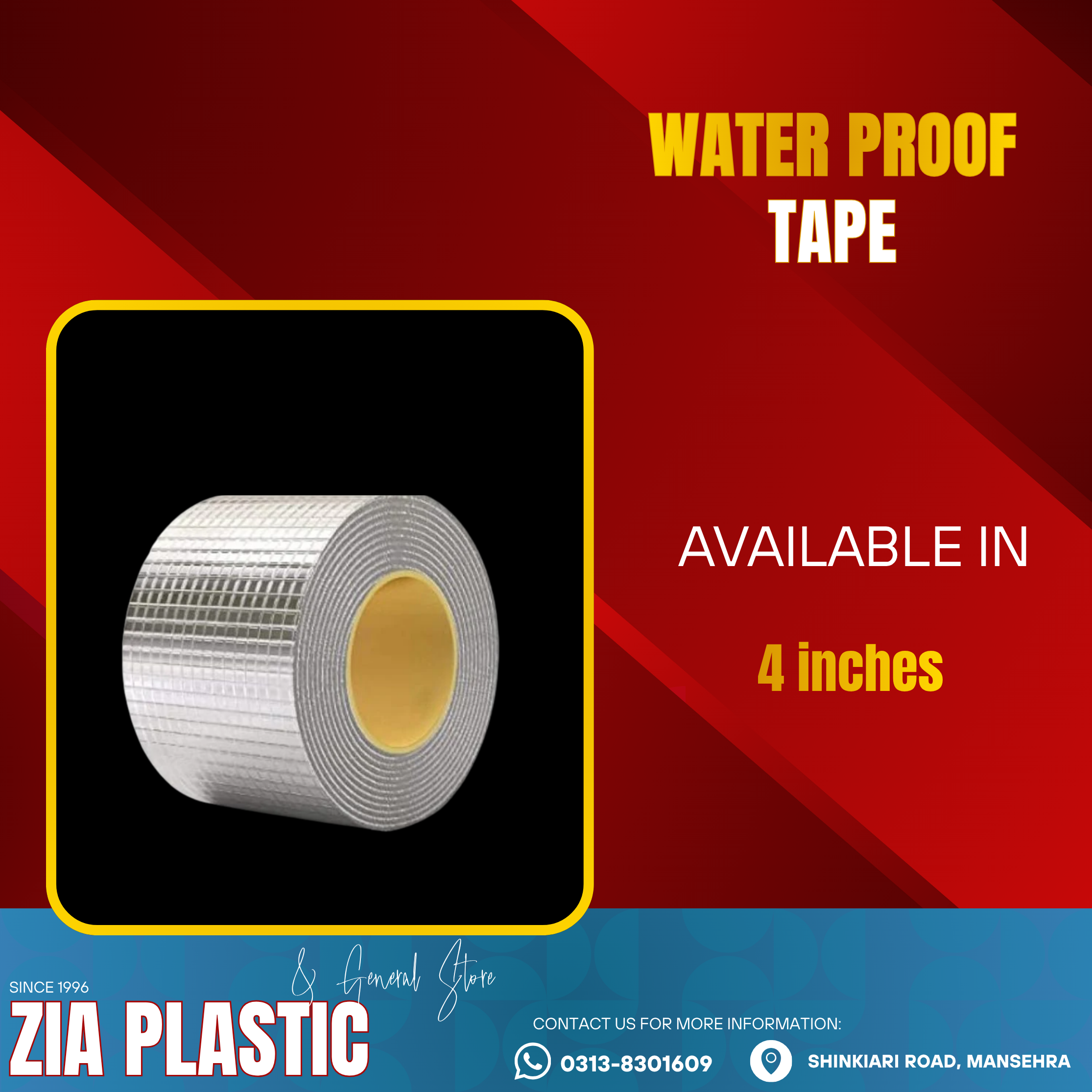 Waterproof Tape Super Strong 4"