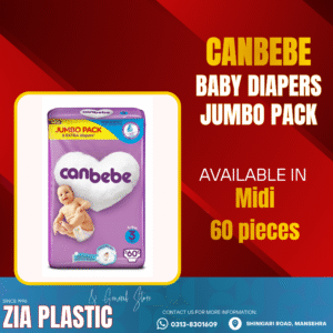 Canbebe Diapers Jumbo Pack Midi Size
