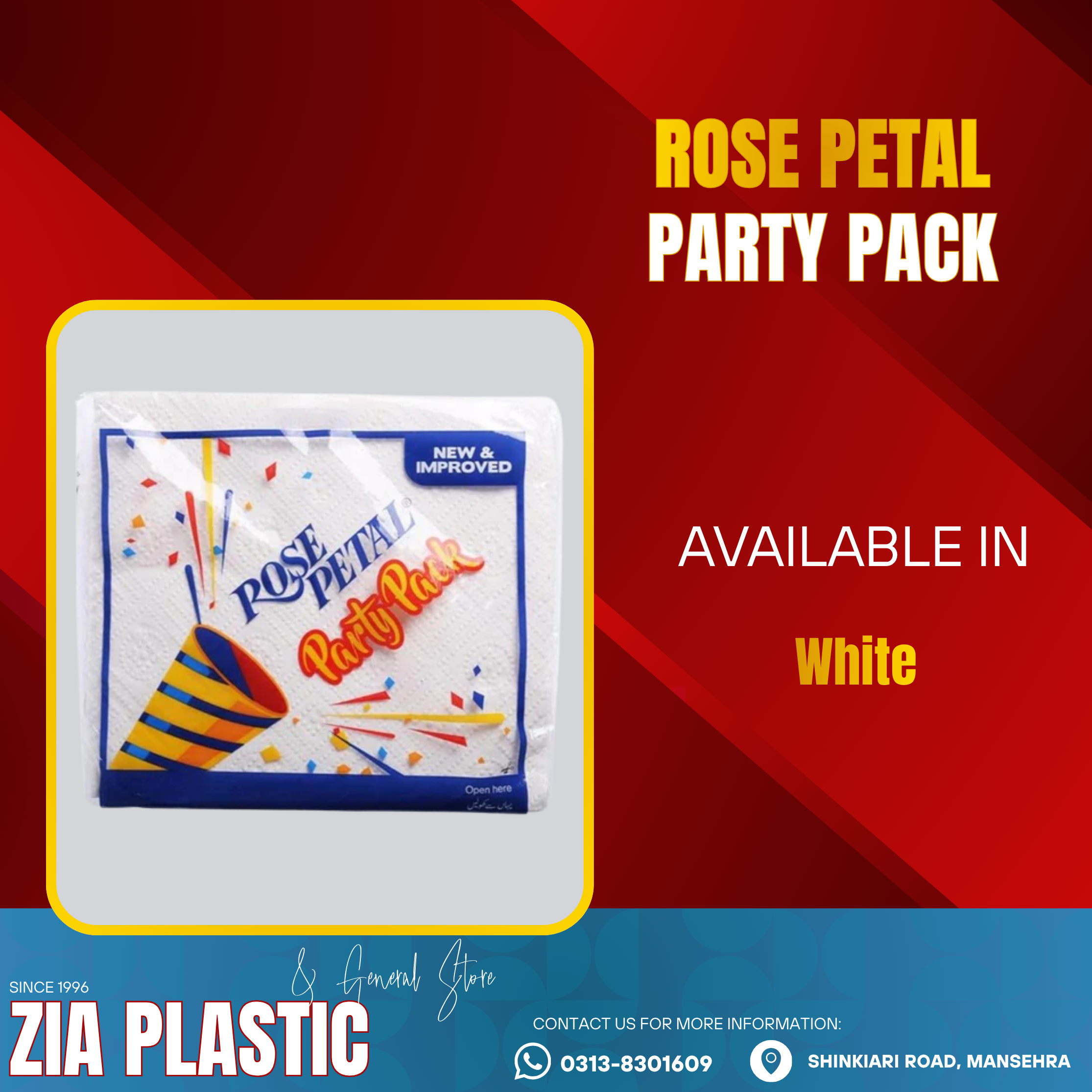 Rose Petal Party Pack White