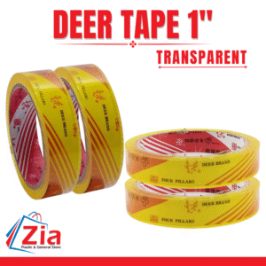 Deer Transparent Scotch Tape – 1"