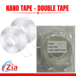 Nano tape (Double sided Washable silicon Transparent tape) 1"