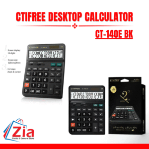 CTIFREE Desktop Calculator CT-140E BK