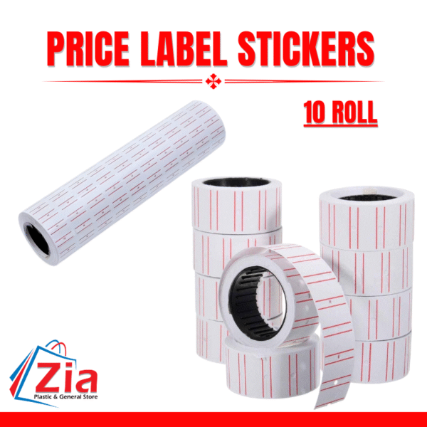 Price Label Roll Stickers (10Pc)
