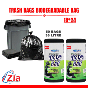 Wipes Trash Bags 18*24 (50 Bags)