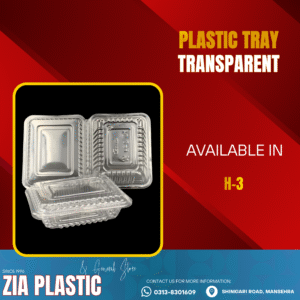 H3 Plastic Box with Folding Lid
