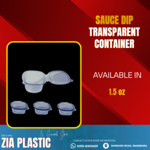 Dip Sauce Cup Transparent 1.5 oz