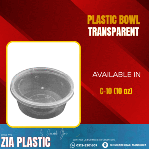 C-10 Plastic Container (Bowel with Lid Round)