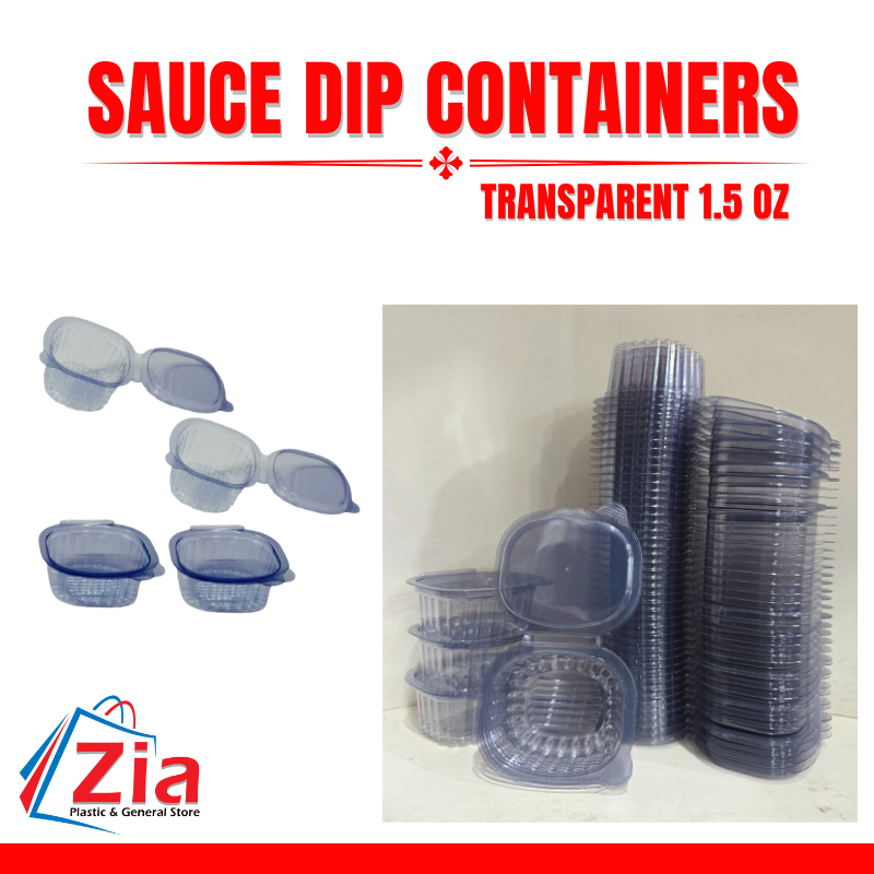 Dip Sauce Cup Transparent 1.5 oz