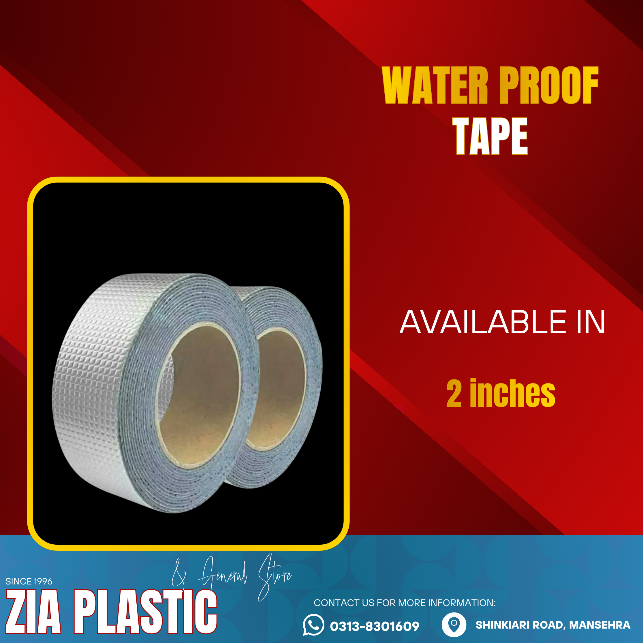 Waterproof Tape Super Strong 2"