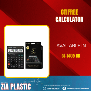 CTIFREE Desktop Calculator CT-140E BK