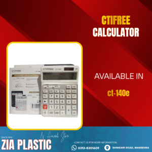 CTIFREE Desktop Calculator CT-140E White